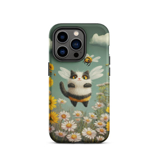 Fluttering Cat-Bee - iPhone Case