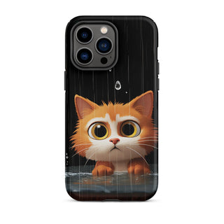 Cat in the Rain - iPhone Case