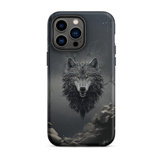 Grey Wolf Gaze - iPhone Case