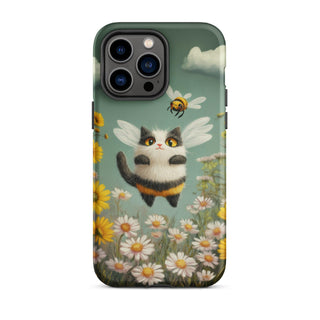 Fluttering Cat-Bee - iPhone Case