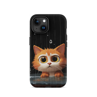 Cat in the Rain - iPhone Case