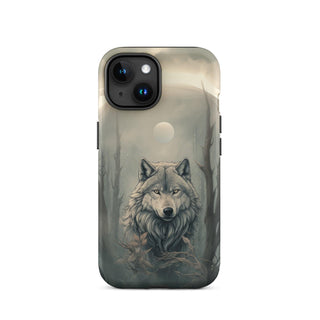 Misty Wilderness Wolf - iPhone Case