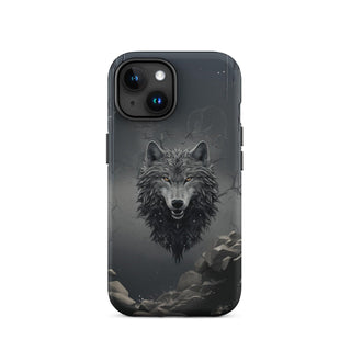 Grey Wolf Gaze - iPhone Case