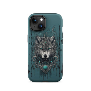 Mystic Wolf Amulet - iPhone Case