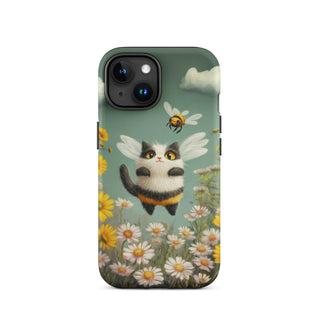 Fluttering Cat-Bee - iPhone Case