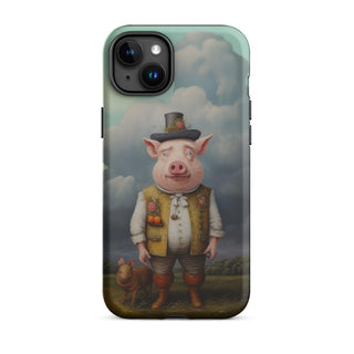 Sir Porcington's Day Out - iPhone Case