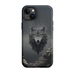 Grey Wolf Gaze - iPhone Case