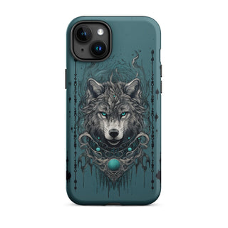 Mystic Wolf Amulet - iPhone Case