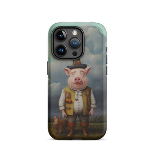 Sir Porcington's Day Out - iPhone Case