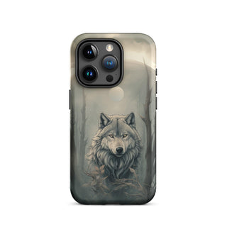 Misty Wilderness Wolf - iPhone Case