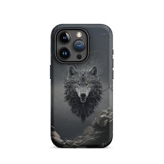 Grey Wolf Gaze - iPhone Case