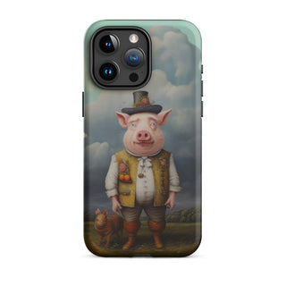 Sir Porcington's Day Out - iPhone Case