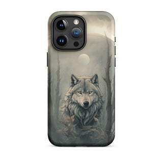 Misty Wilderness Wolf - iPhone Case