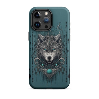 Mystic Wolf Amulet - iPhone Case